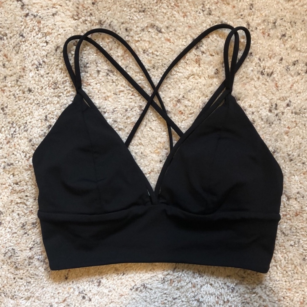 Lululemon Pushing Limits Bra Black Size 4 - Picture 4 of 7